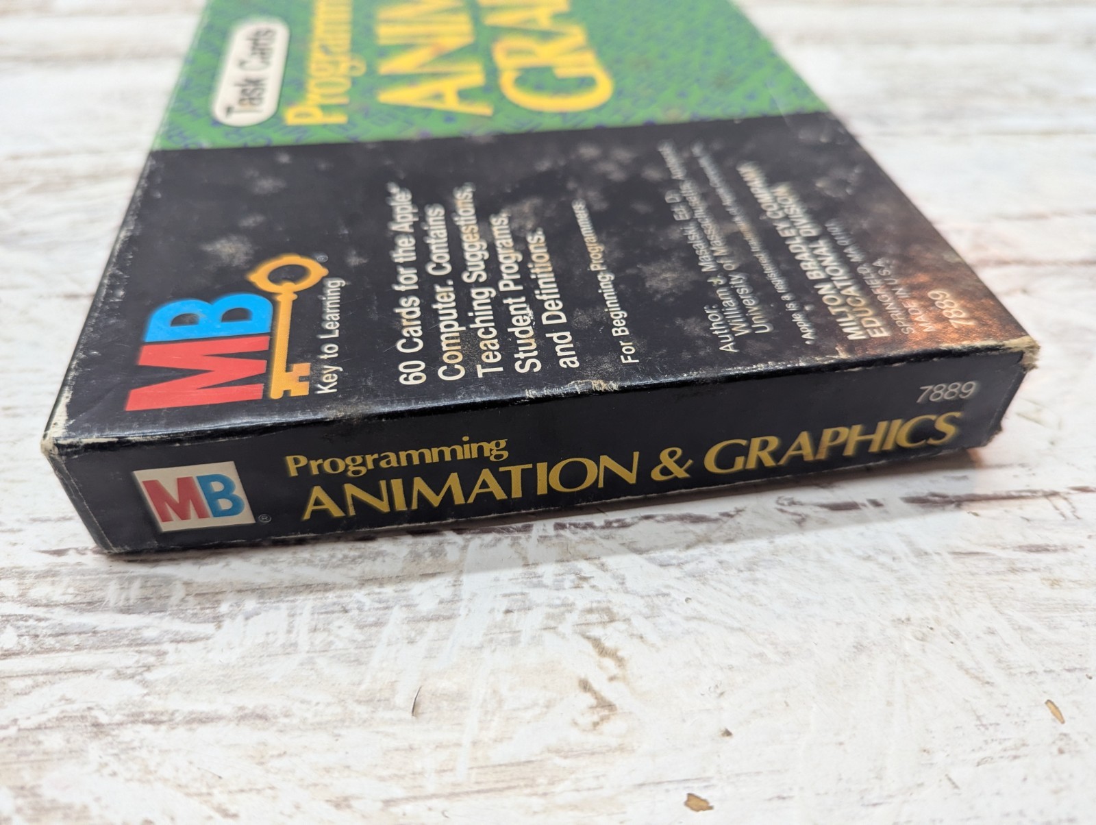 milton bradley board games task cards programming animation & graphics Apple PC