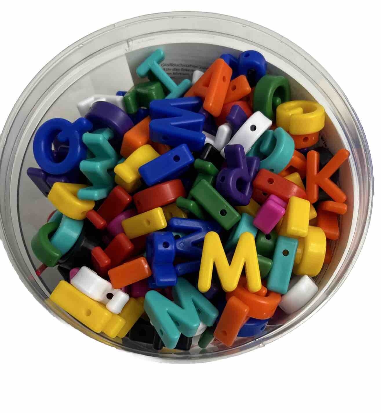 Learning Resources Uppercase Lacing Alphabet – 275 Pieces, Ages 3+, Preschool Y5