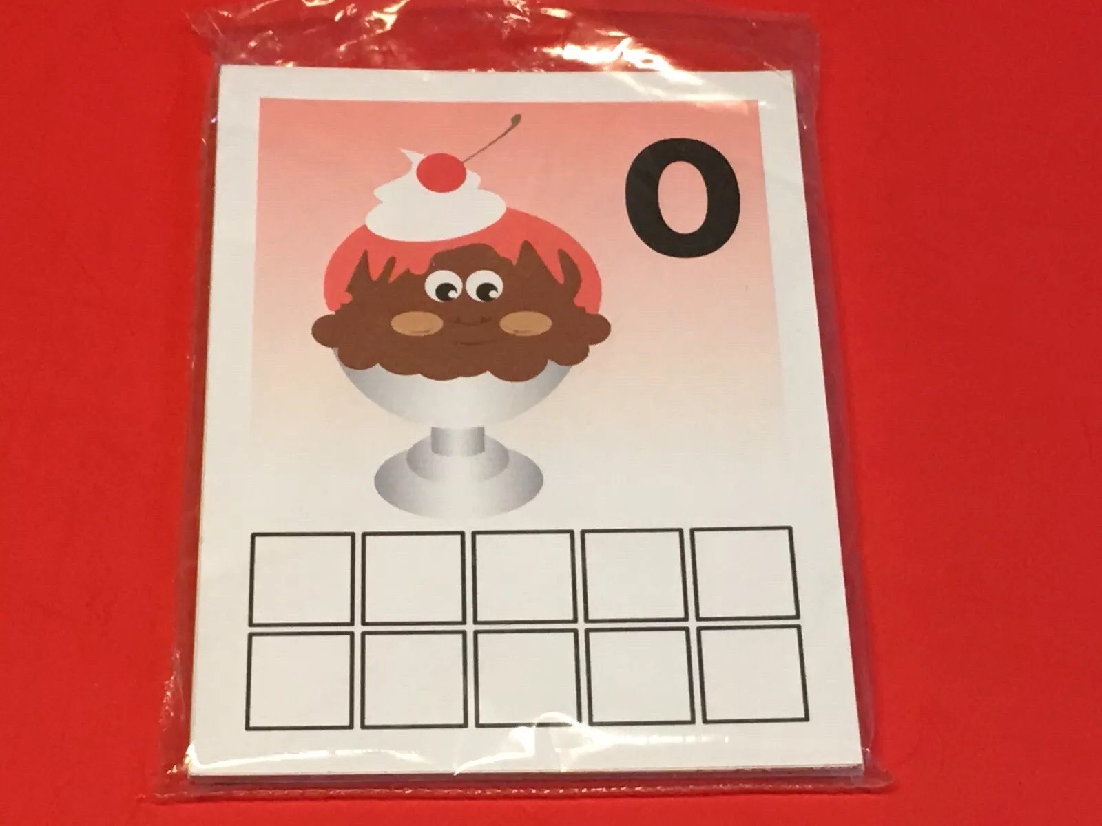 ICE CREAM TENS FRAMES – Laminated Dry Erase cards – Teaching supplies
