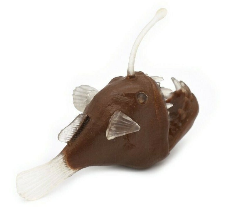 Plastic Angler Fish Toy Replica 2 3/4 inches long – F3678 B10