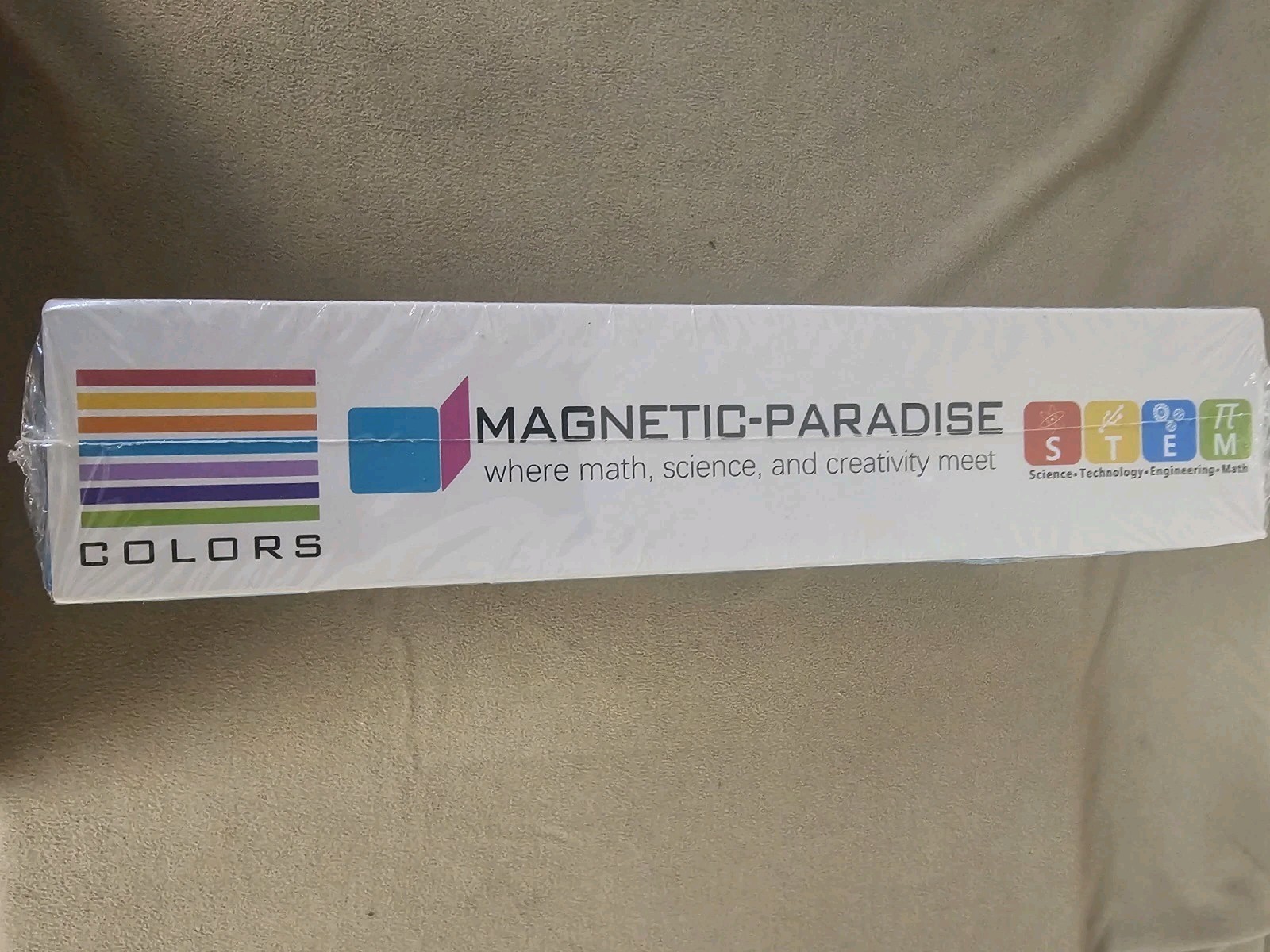 Magnetic-Paradise 3D Magnetic Building Tiles, 75 Pieces