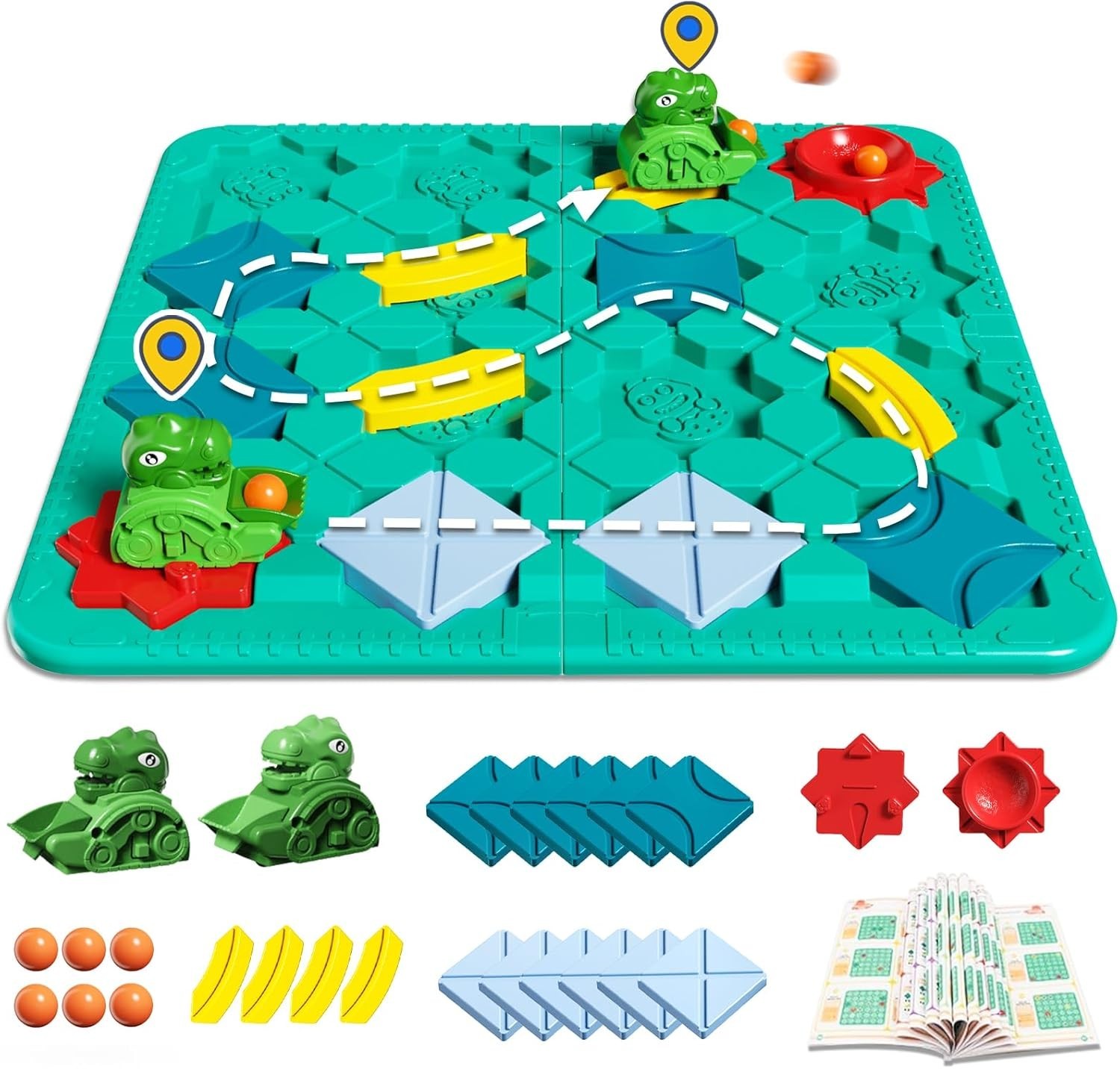STEM Board Games for Kids Ages 4-8, Logic Puzzles for Kids Toys for 4 5 6 7 8 Ye