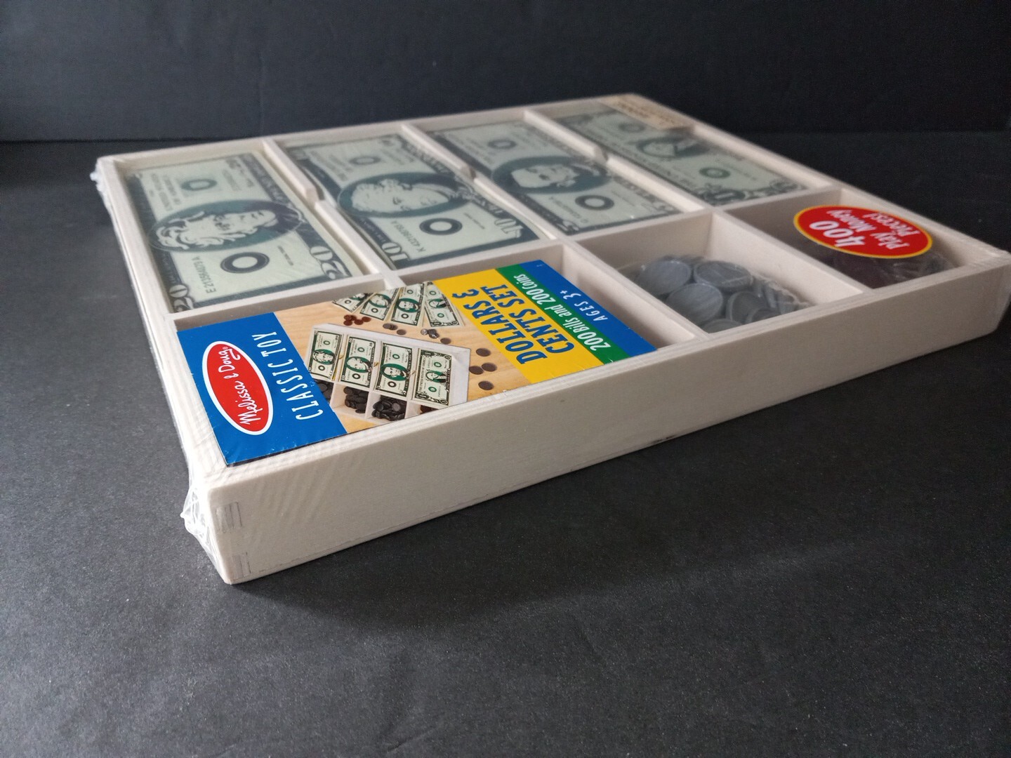 NEW Melissa & Doug DOLLARS & CENTS Play Money Set, Educational, Homeschool