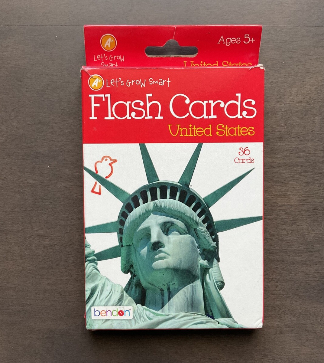 Bendon Let’s Grow Smart Flash Cards United States Complete Set Excellent Cond.