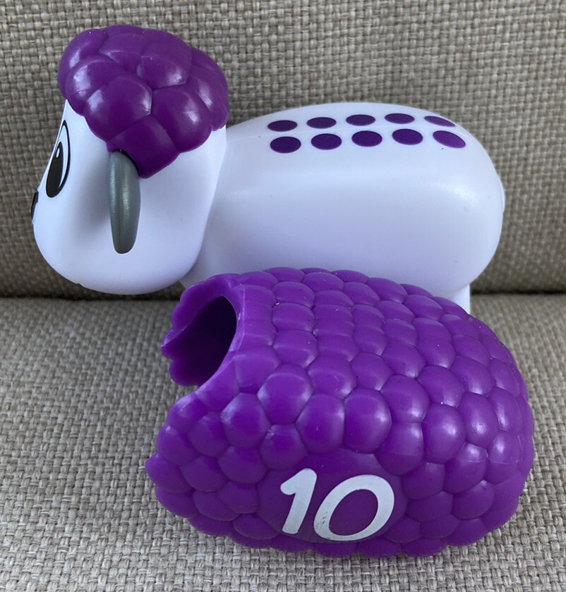 COUNTING SHEEP Learning Resources Snap-n-learn KINDERGARTEN LEARNING TOOL PARTS