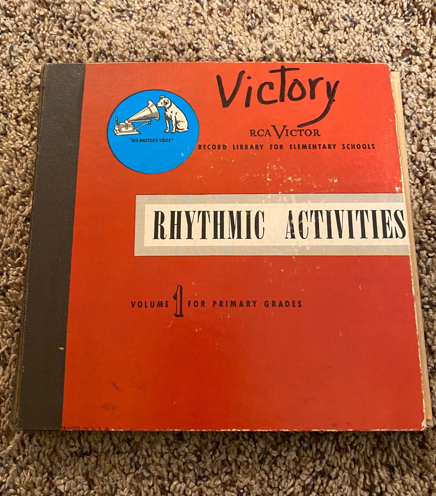 RCA Victory Record Library For Elementary Schools Activities Volume 1