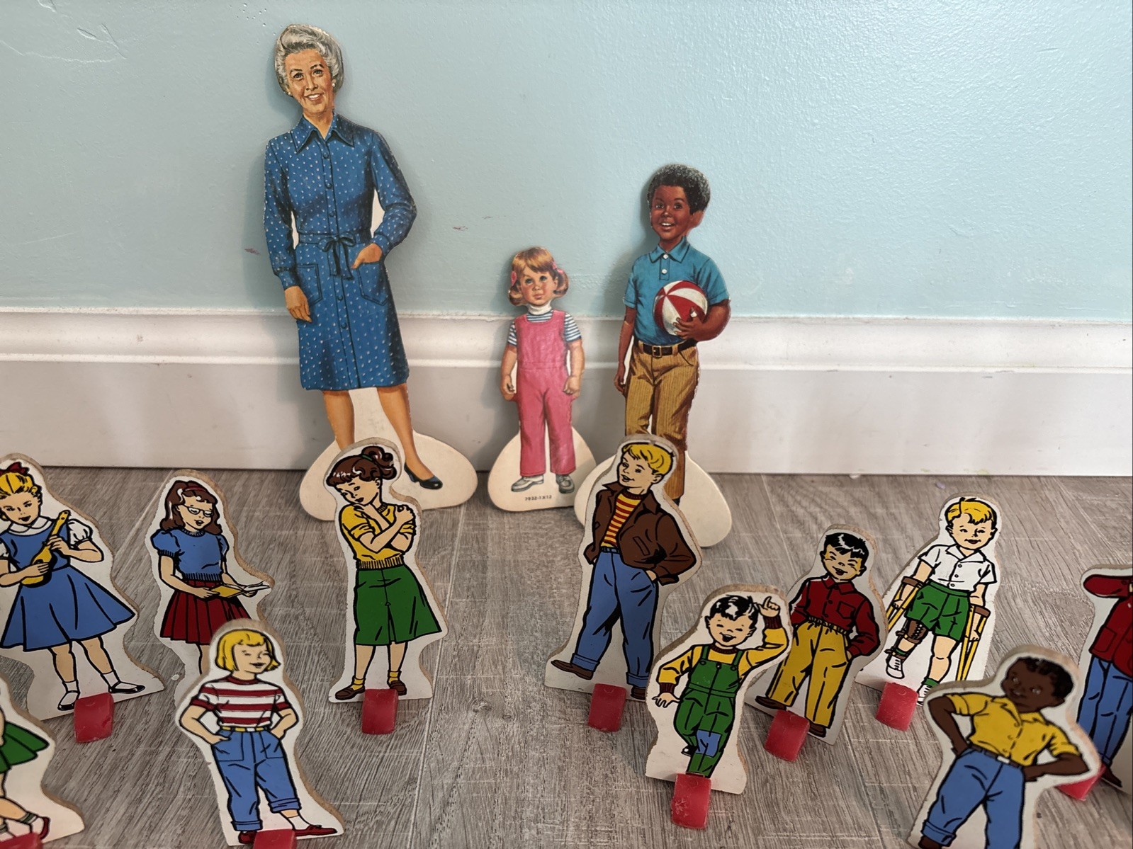 Vintage Judy Story Set Lot of 21+ Stands Friends Educational (0011)