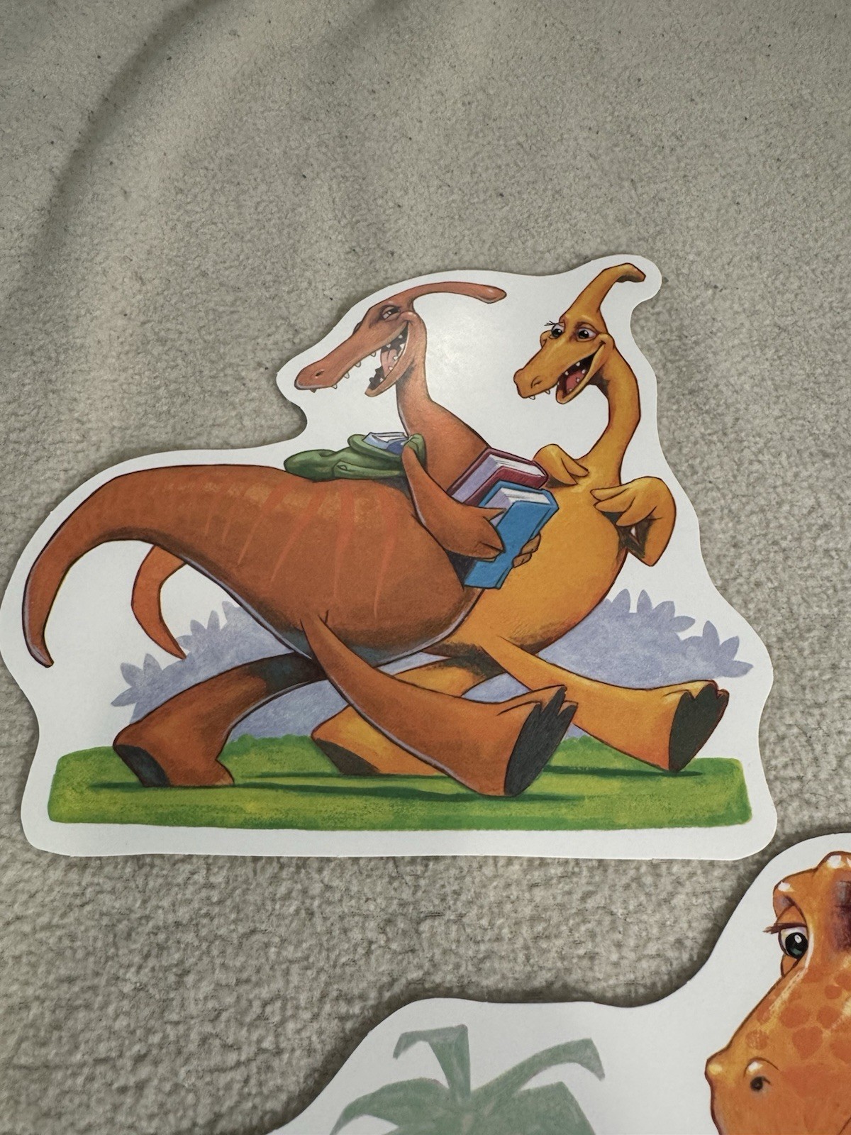 Vintage 90s Dinosaur Classroom School Bulletin Board Reading Books Nostalgia