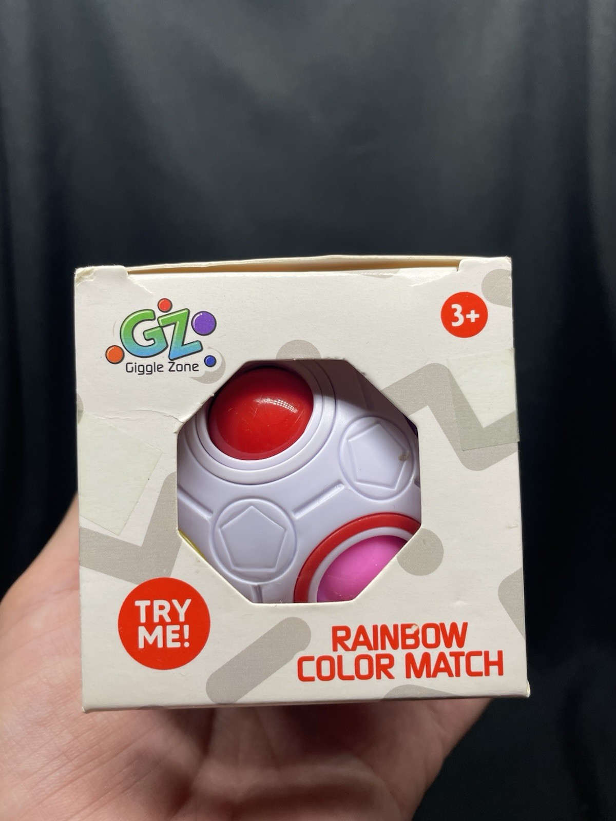 Giggle Zone Rainbow Color Match Novelty Ball Toy
