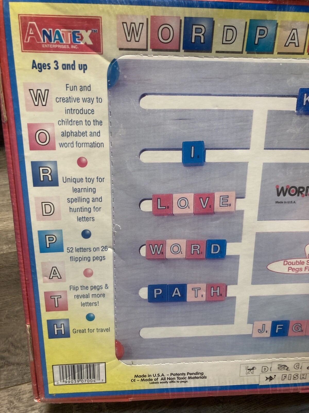 Anatex Wordpath Learn Basic Word Formation. Creative Alphabet Spelling New. USA.