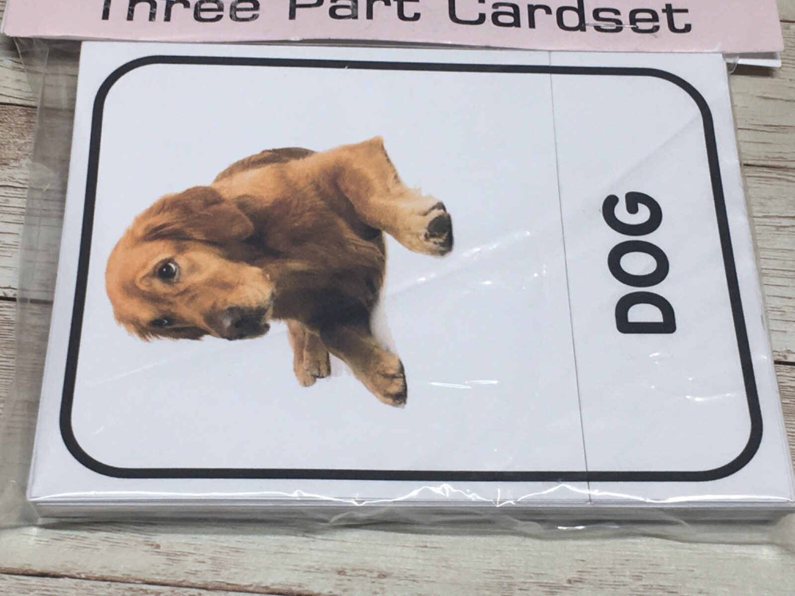 CVC WORDS – Three Part Card set – Cards for Learning Center – Teaching supplies