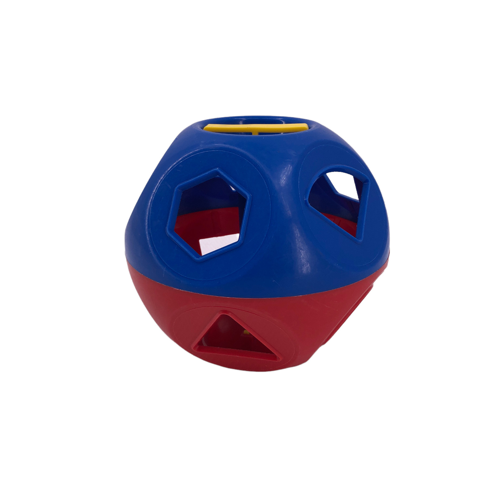Vintage Tupperware Shape-O-Ball Only Red & Blue Learn Play