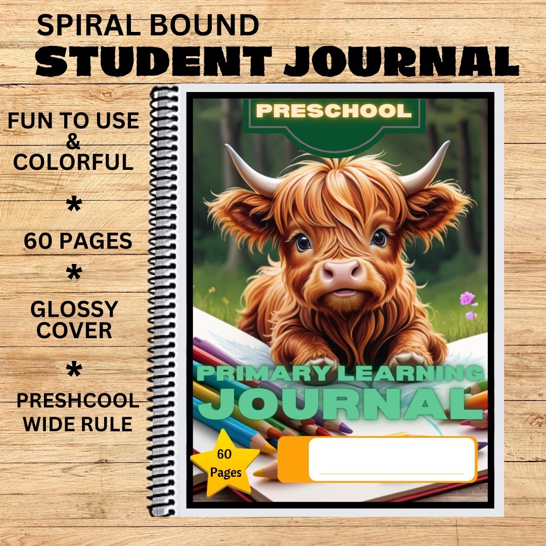 Set of 10 – Preschool Story Journals – Student Journal #PS8