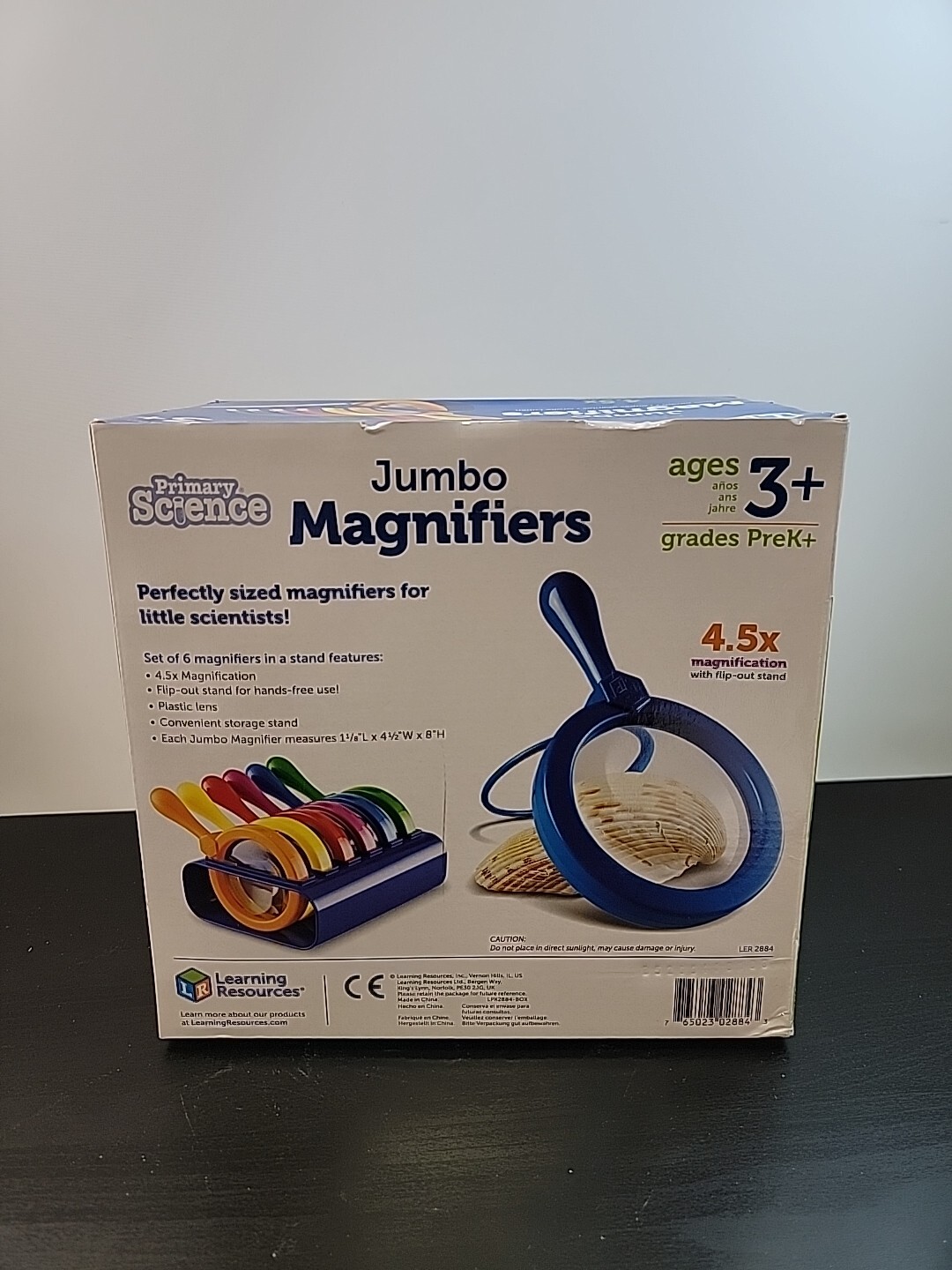 Learning Resources Jumbo Magnifiers Primary Science 7 Pc #2884