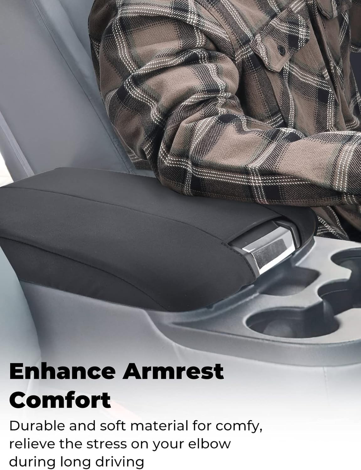 Center Console Cover Compatible with 2013-2018 Ram 1500 & 2013-2024 Ram 2500/350