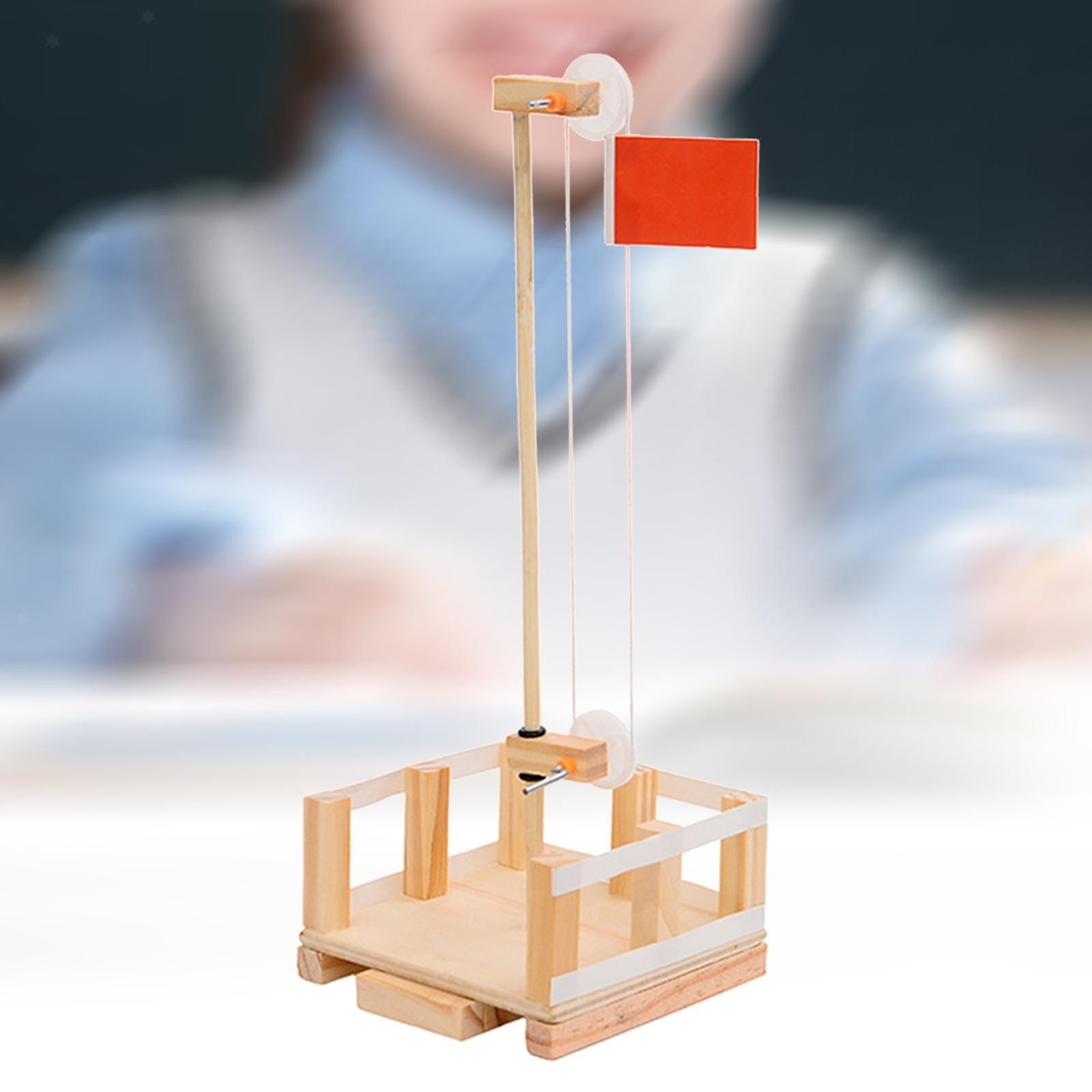 DIY Flag Pole Kits Wooden Model Building Kits Educational