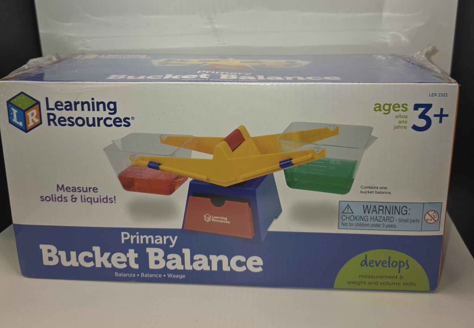 Learning Resources Primary Bucket Balance Scale Preschool Math Teaching Tool NEW