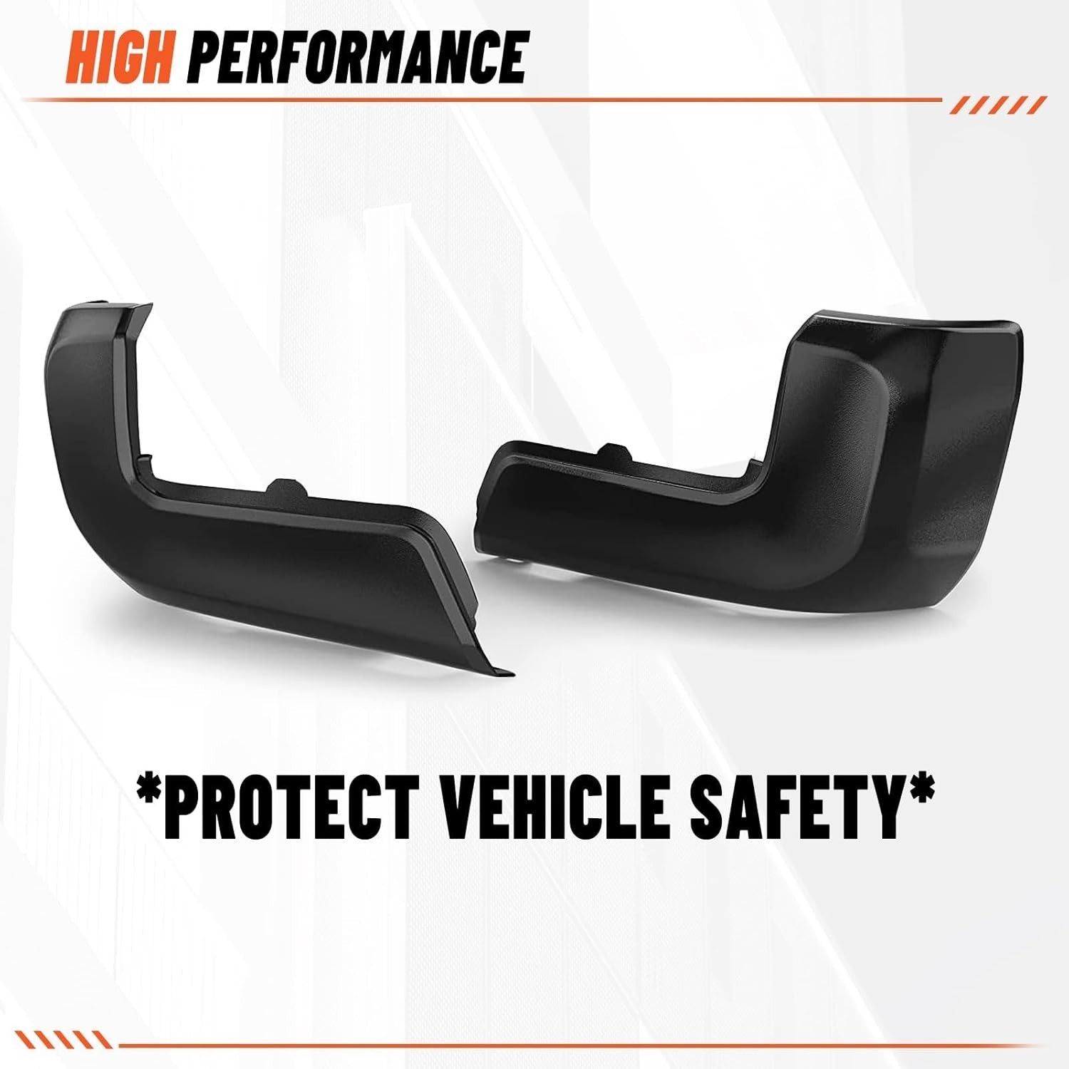 Rear Bumper End Cap Compatible With 2016-2023 Toyota Tacoma W/O Sensor Hole