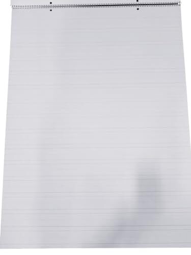 School Smart Chart Tablet 24 x 32 Inches 1-1/2 Inch Ruling 1/2 Inch Skip Line…