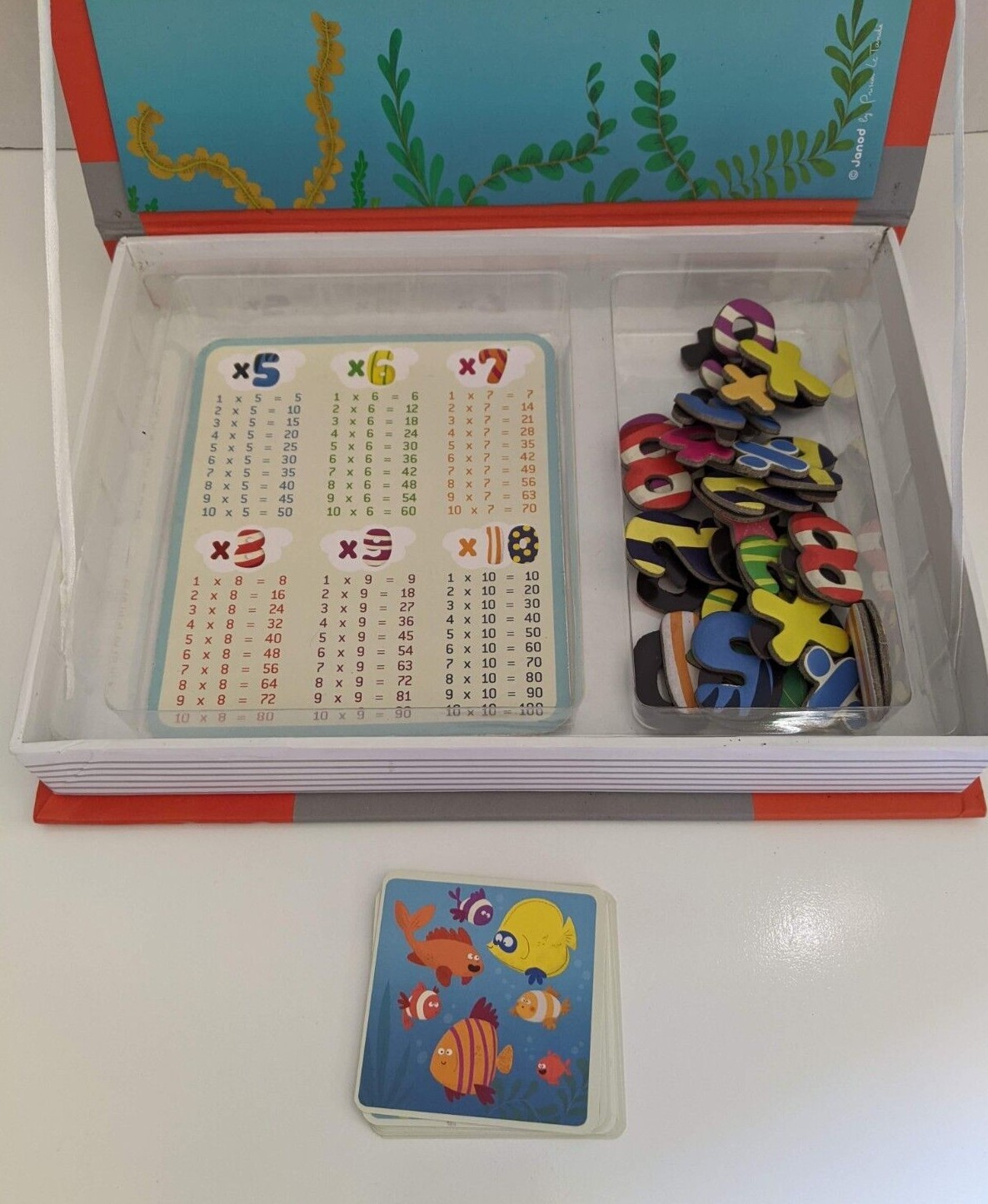 Janod Magnetibook 1.2.3. Magnet Numbers Multiplication Number Recognition