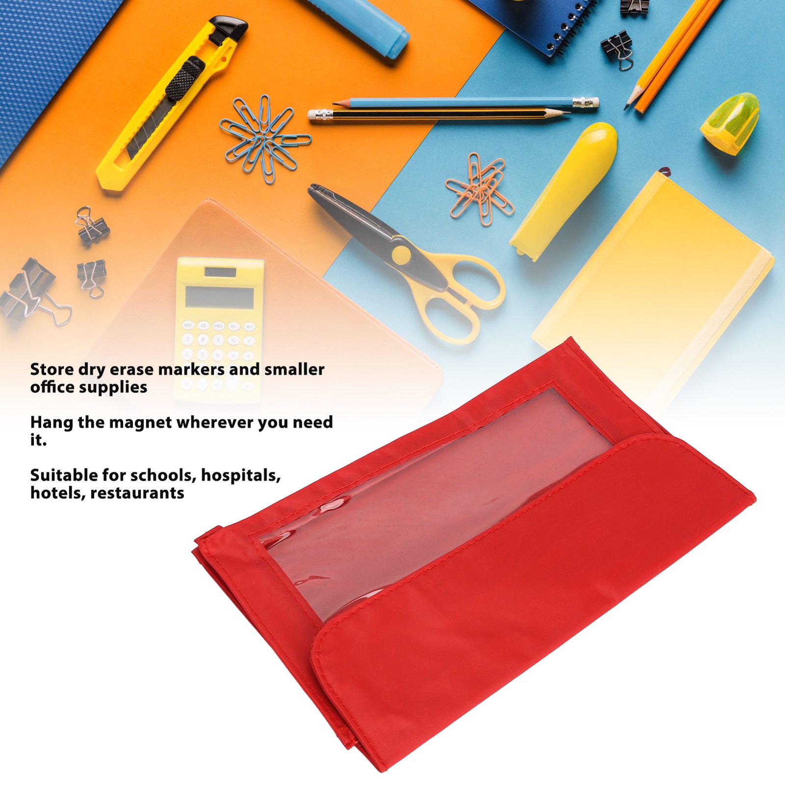Magnetic Learning Resource Pockets Portable Storage Magnetic Whiteboard Accessor