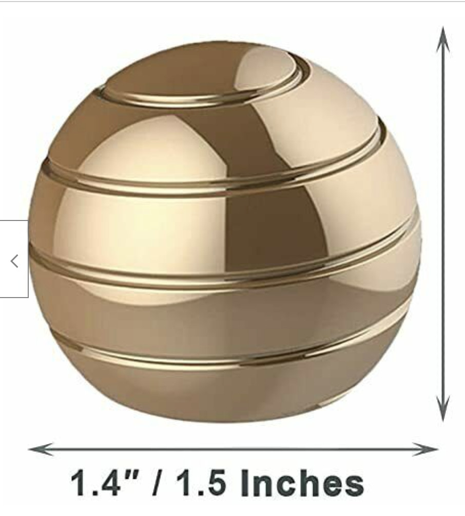 Optical Illusion Spinner Ball Stress Relief Desktop Motion Decompression Toy New