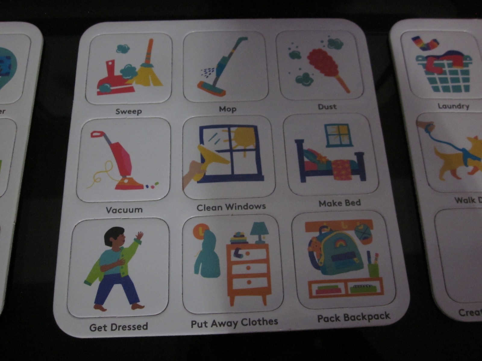 Lovevery Daily Helper Magnetic Chore Wooden Board Chart From Connector Kit (b)