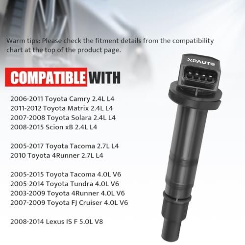 Ignition Coil Pack Replacement for Toyota Tacoma Camry Tundra 4Runner 4 Runner,