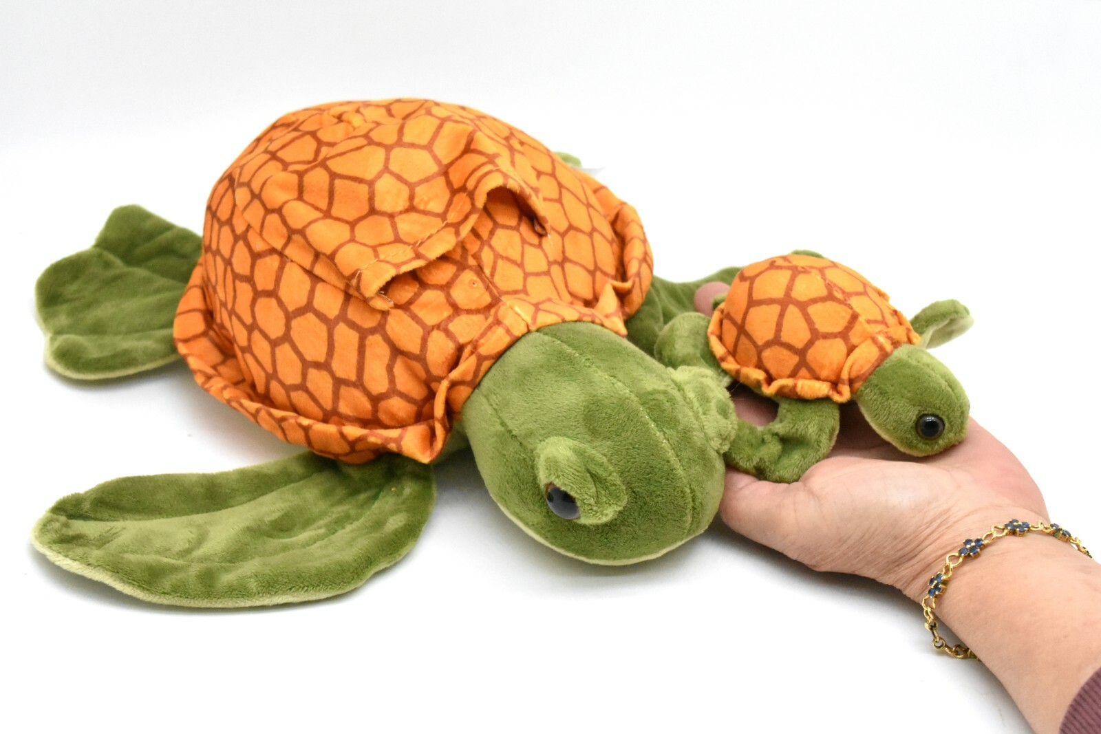 Sea Turtle with Baby, Super Soft Stuffed Plush Animal Toy, 15″ CWG165 B411