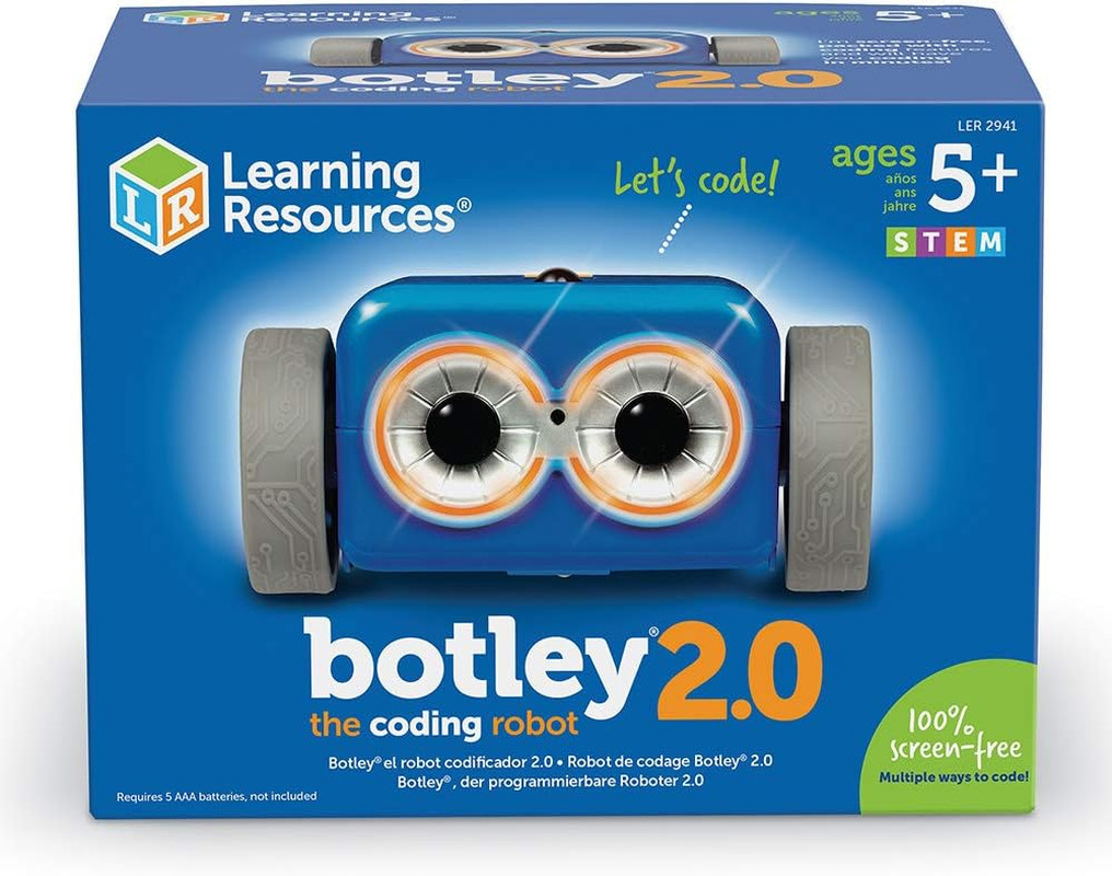 Botley the Coding Robot 2.0 – 46 Pieces, Ages 5+ Coding Robot for Kids, STEM Toy