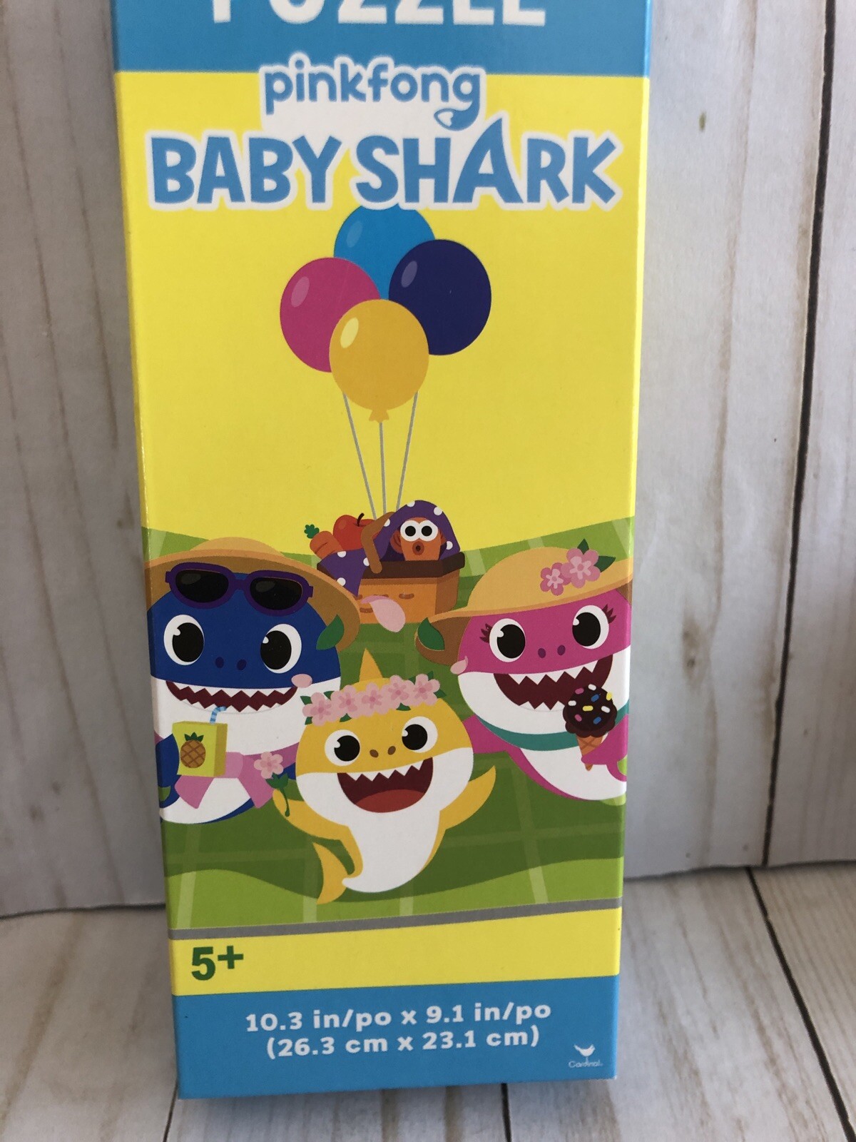 Baby Shark Lets Go Game + Balloons Puzzle + Coloring Book + Crayola Crayons New