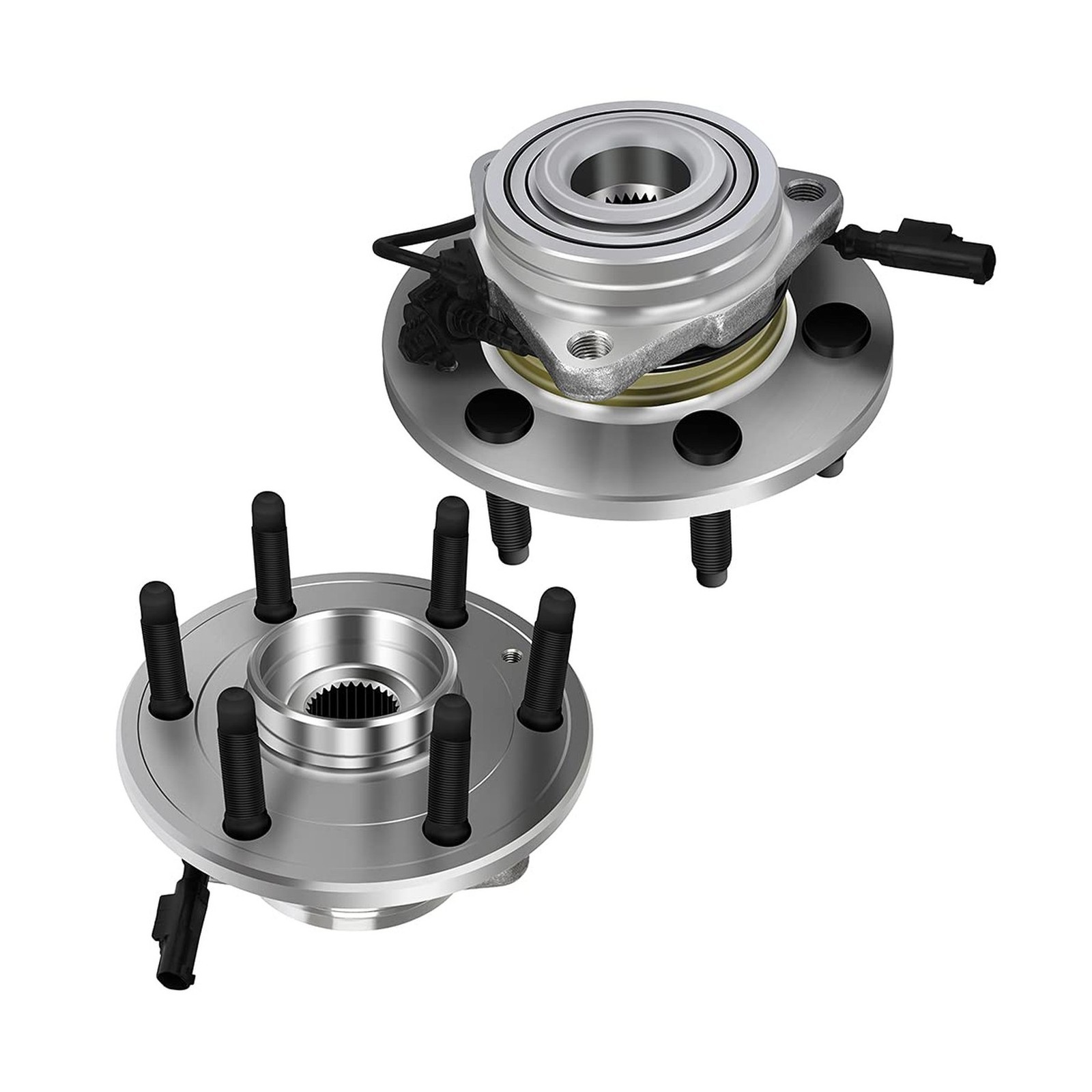 ECCPP Front Wheel Bearing Hub Assembly for 2007-2012 Cadillac Escalade, Chevy…