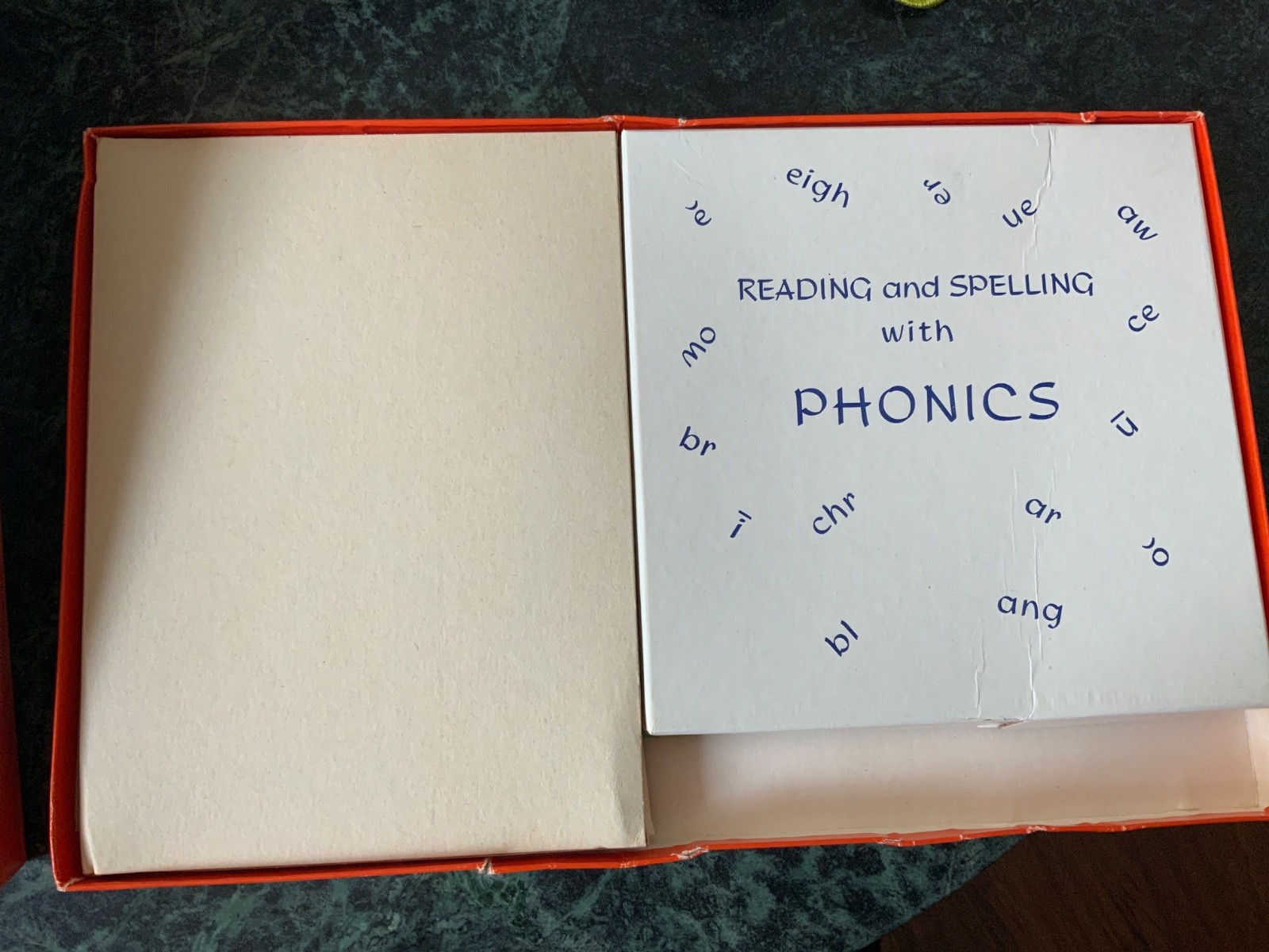 Vintage Reading and Spelling with Phonics w/phonics cards 1964