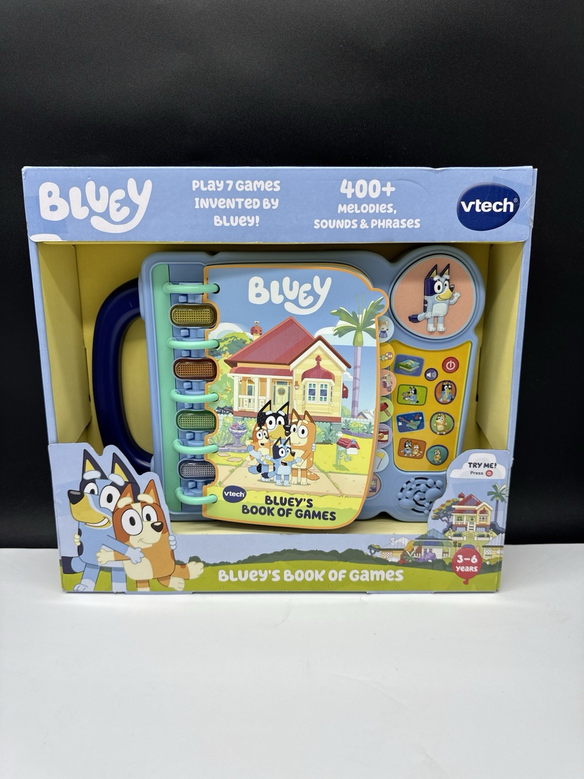 Bluey – VTech Bluey’s Book of Games Interactive Pretend-Play for Preschool – NEW