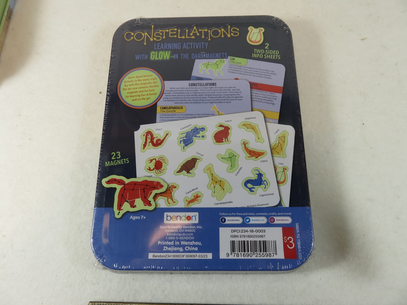 4 Bendon STEM Magnetic Dinosaur Night Creatures Constellation Leaf NEW Sealed