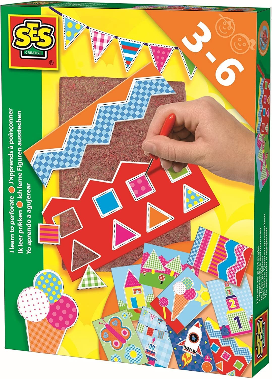 SES Creative 14836 I Learn to perforate, Mixed