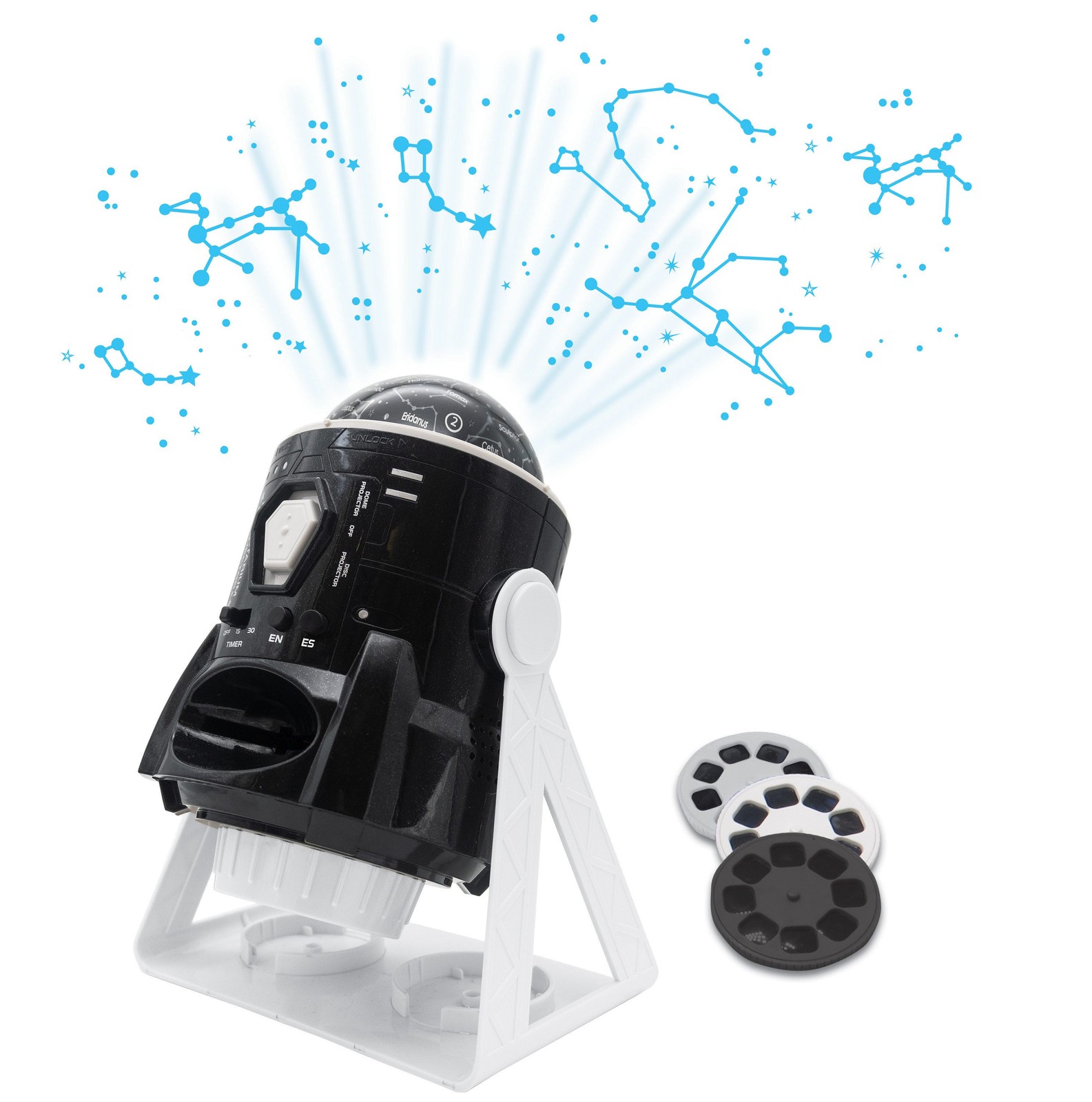 Lexibook, Speaking 2-in-1 Constellations and Images Planetarium Projector, bilin