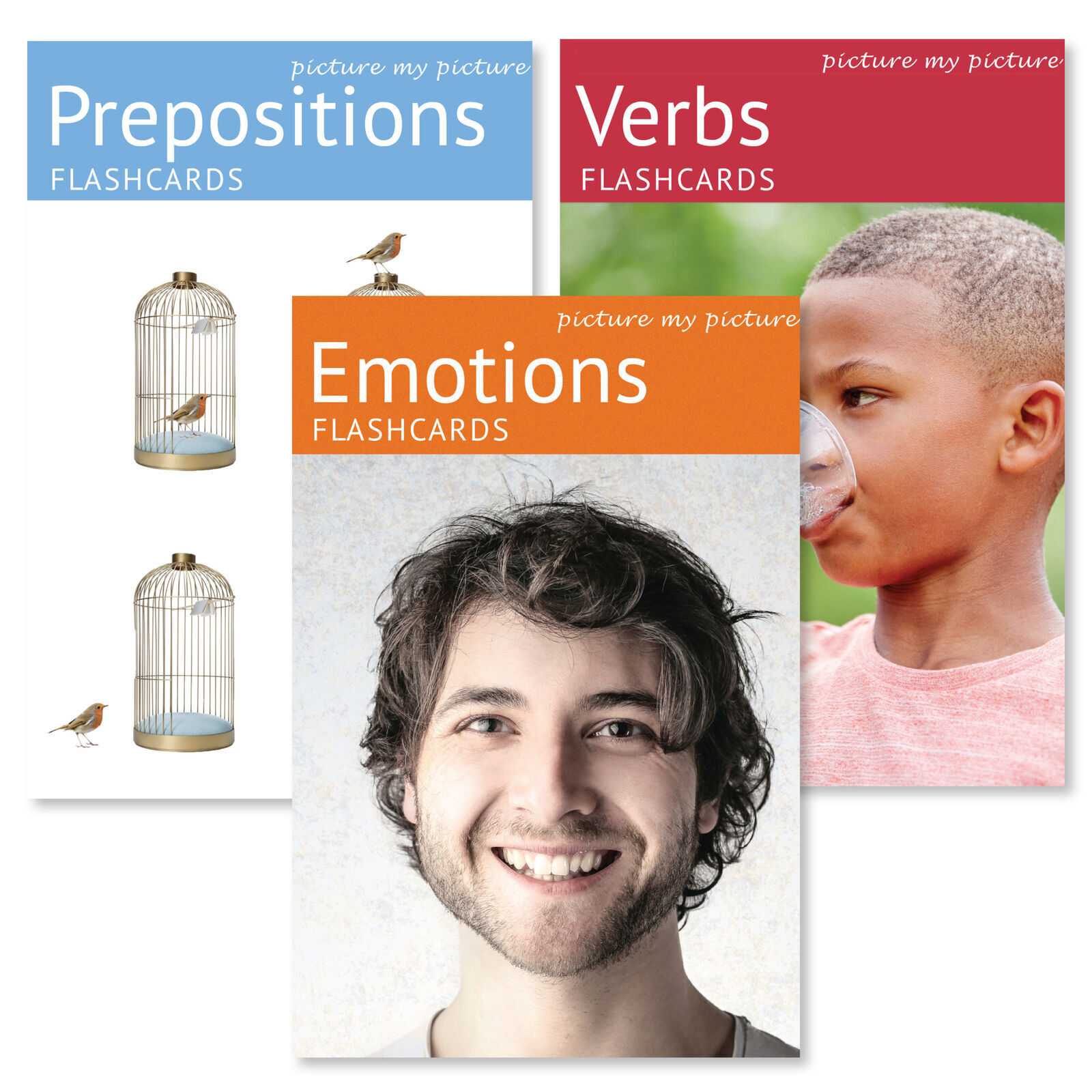 Feelings & Emotions, Prepositions and Verbs Flashcards