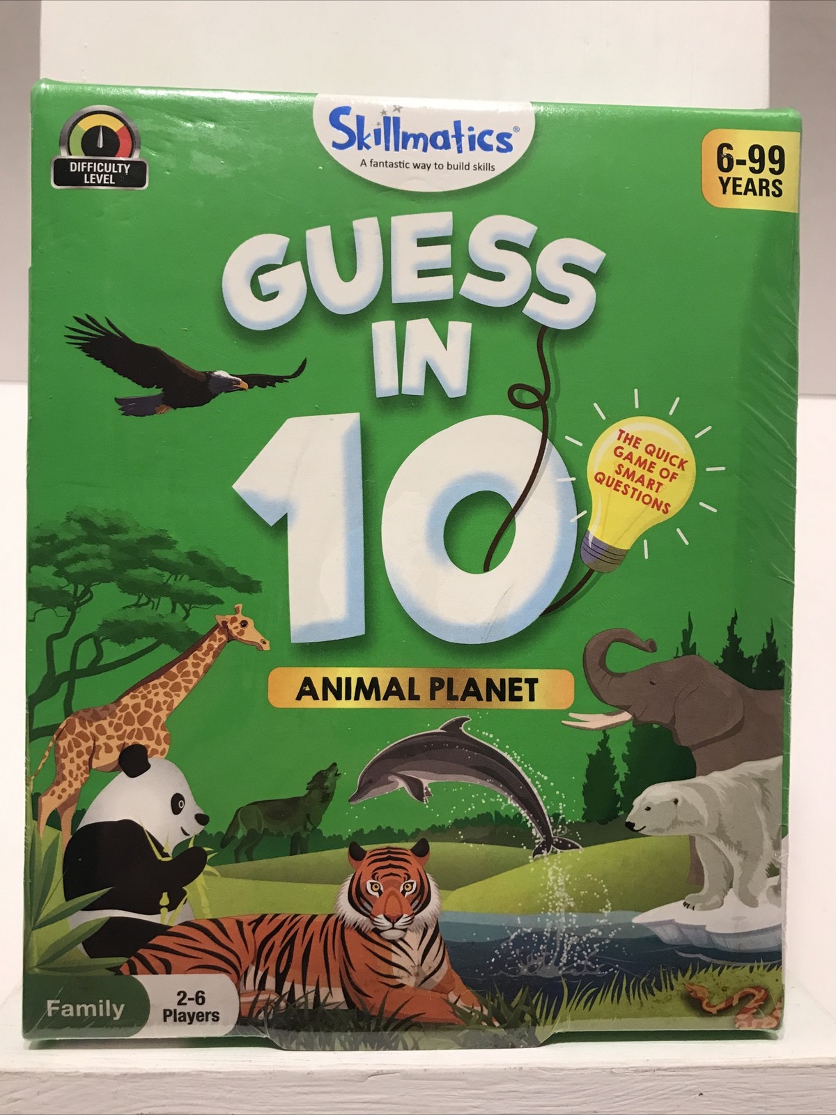 Guess in 10 Animal Planet Card Game Skillmatics Ages 6+ -BRAND NEW