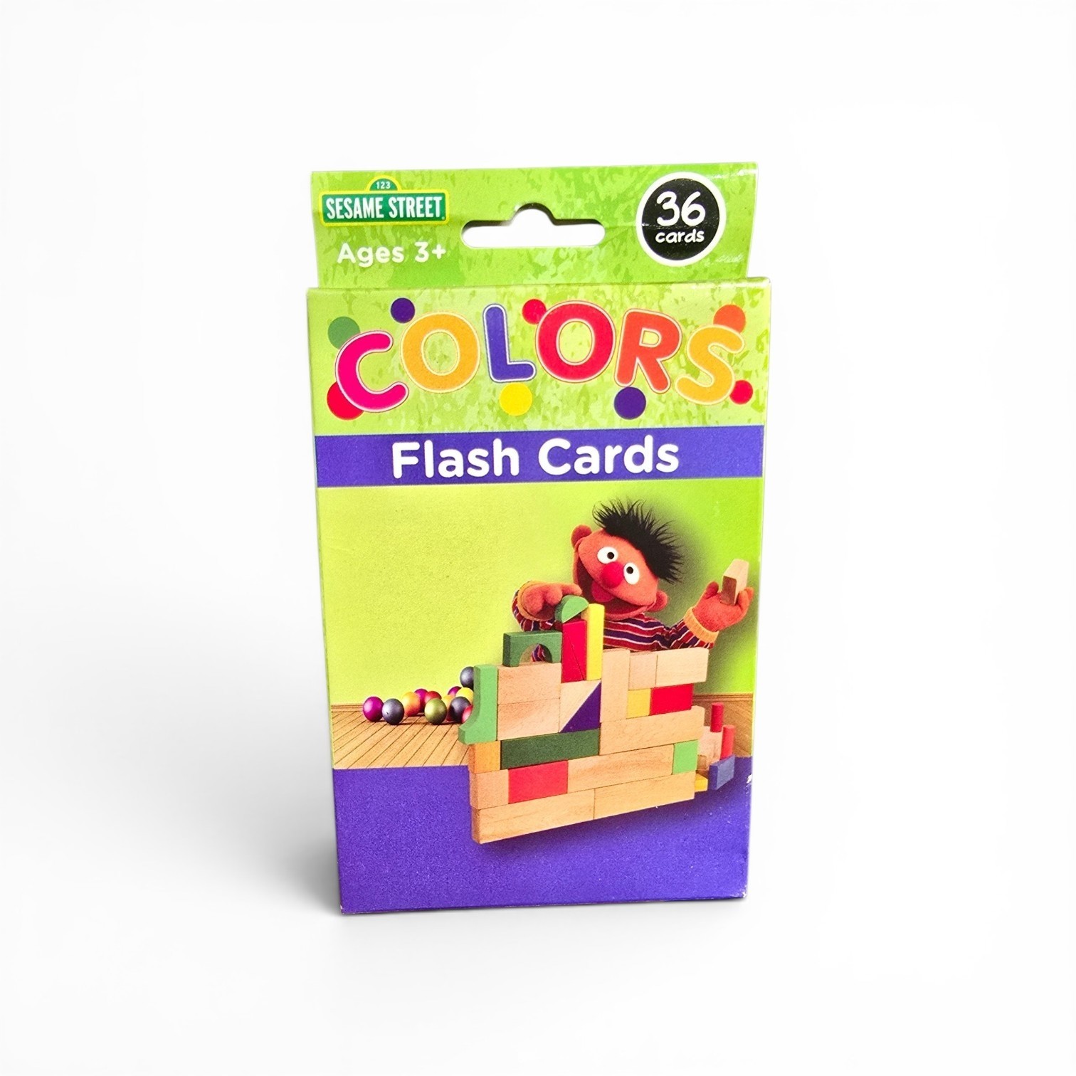 Sesame Street Flash Cards 4 Pack Set Alphabet Numbers Colors Words Ages 3+