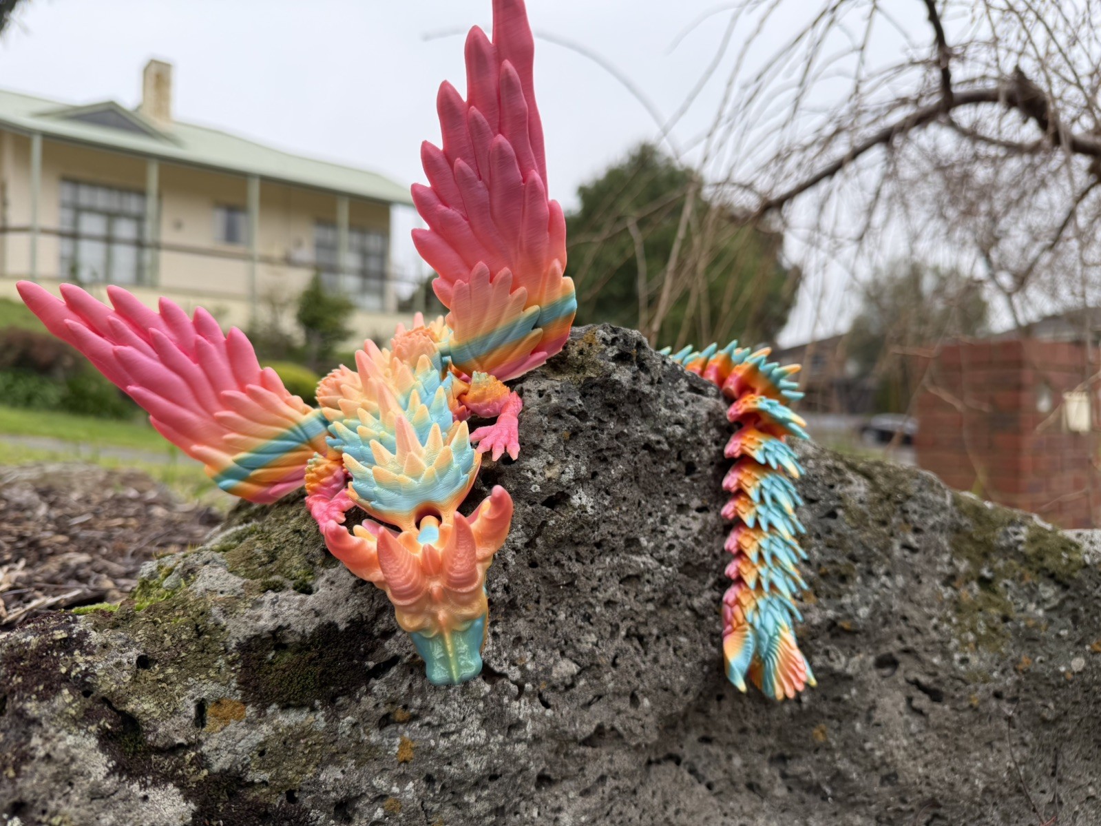 Rainbow Dragon Articulated