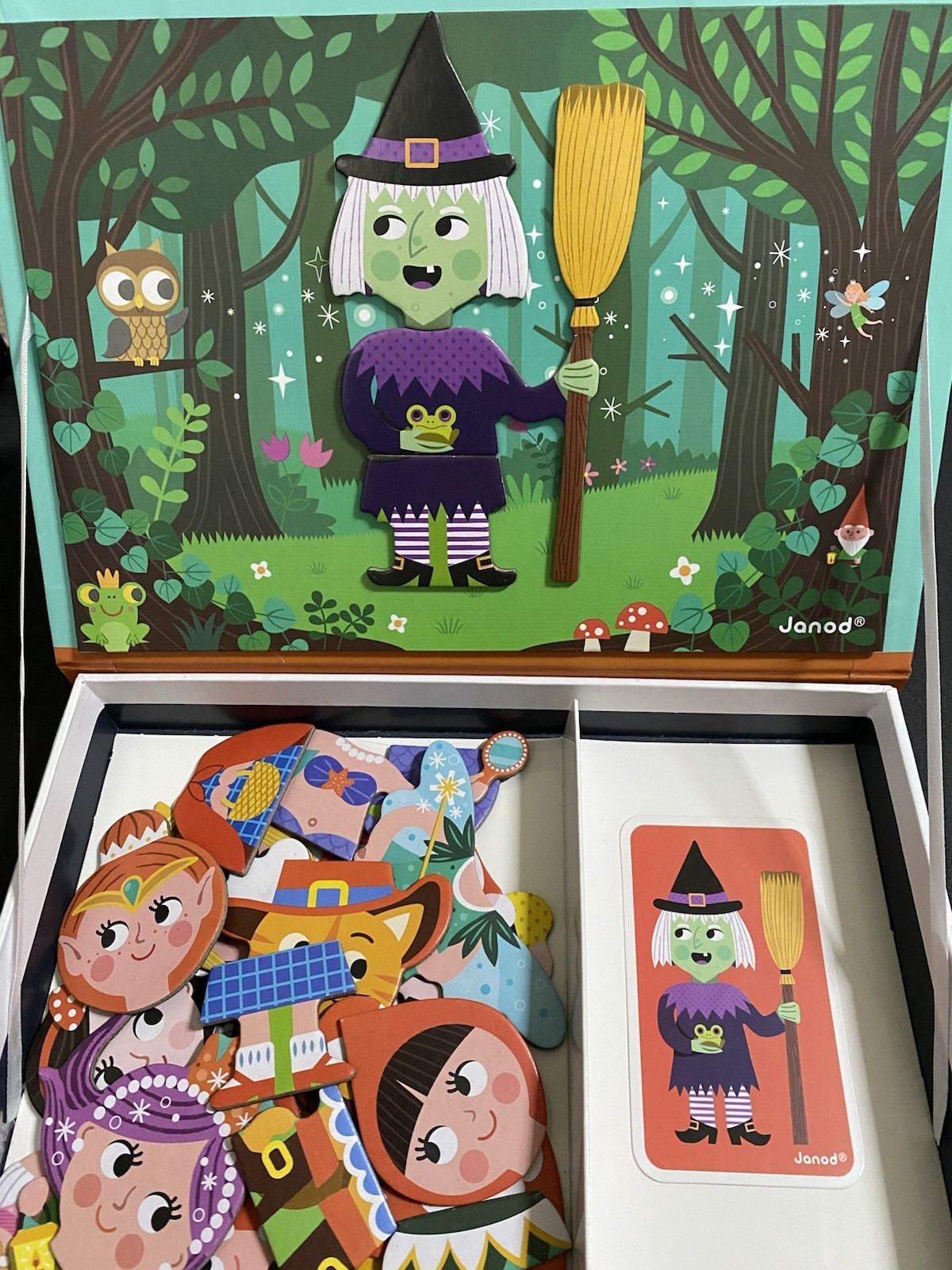 Janod Fairytale Magnetic Puzzle Activity 40 Pieces Ages 3-8