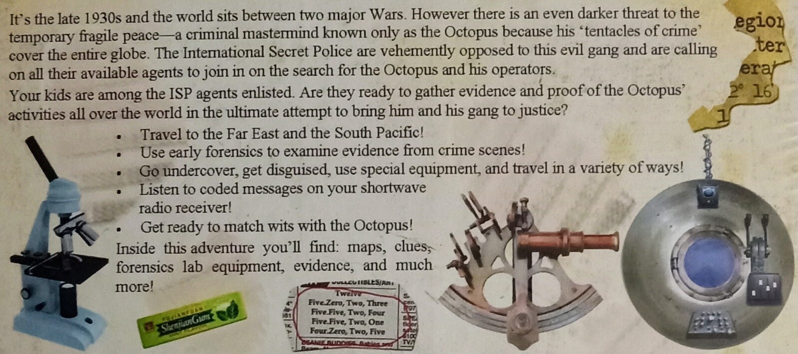 Moti-Venture Octopus Hunt, 16-Week Geography Educational Game
