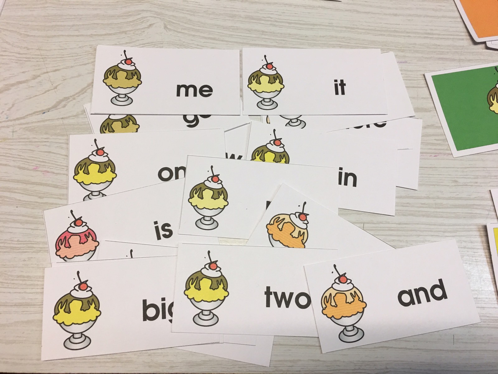 ICECREAM-THEMED Learning Activities Package LAMINATED preschool Daycare