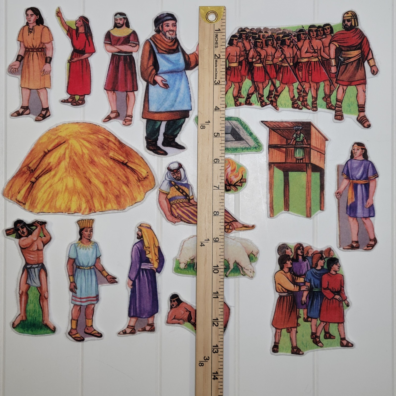 ​PRE-CUT Mixed Lot 7 Felt Flannel Board Story Sets Zoo Babies Rapunzel Bible