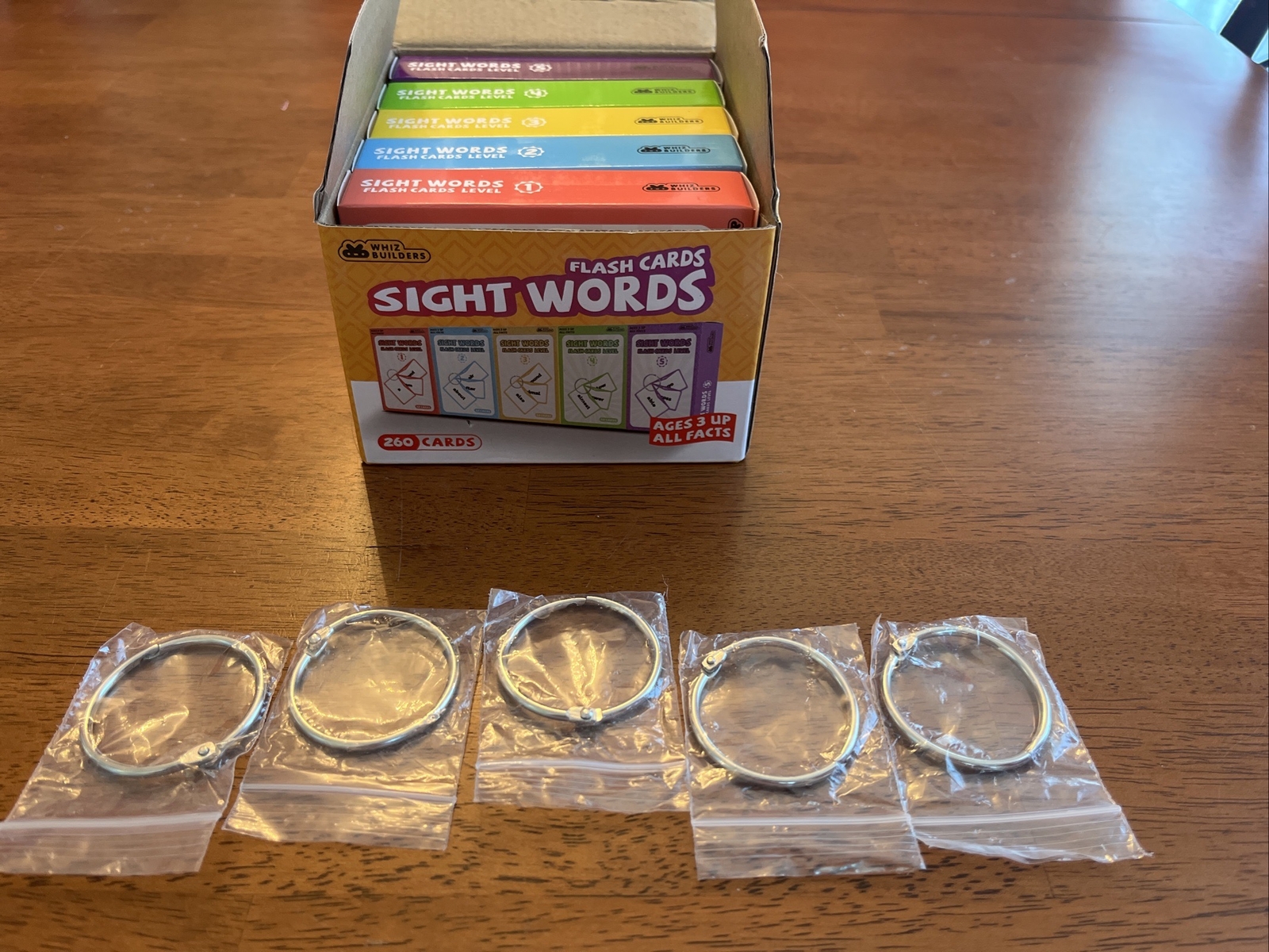 Sight Words Flash Cards Whiz Builders 260 Cards Learn To Read