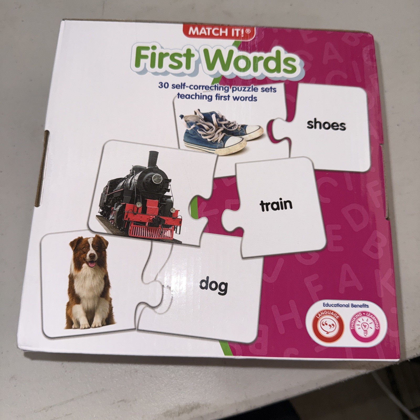 New – The Learning Journey Match It! – First Words – Ages 3-6 | 1+ players