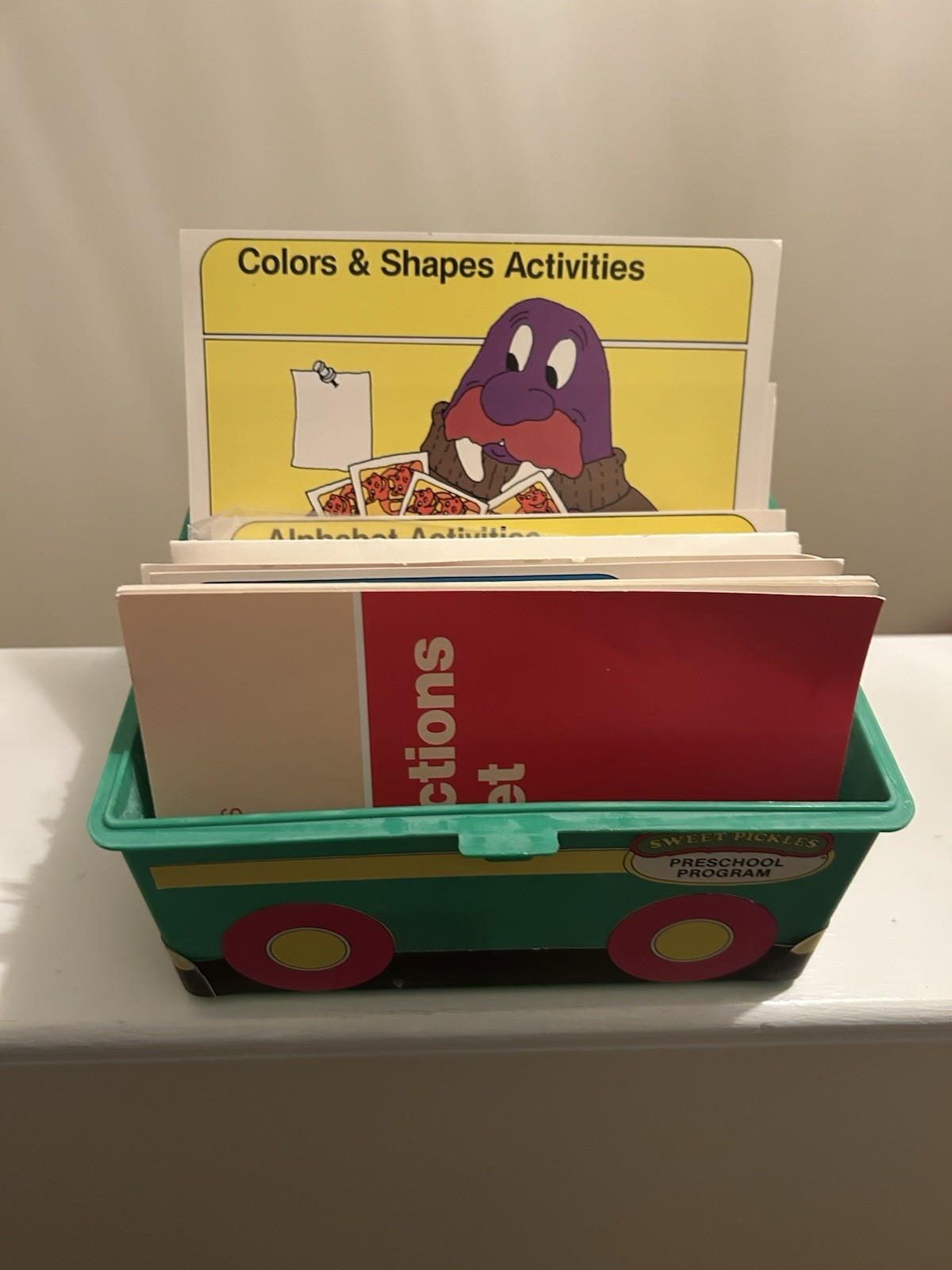 Vintage Sweet Pickles Preschool Program Learning Case Activity