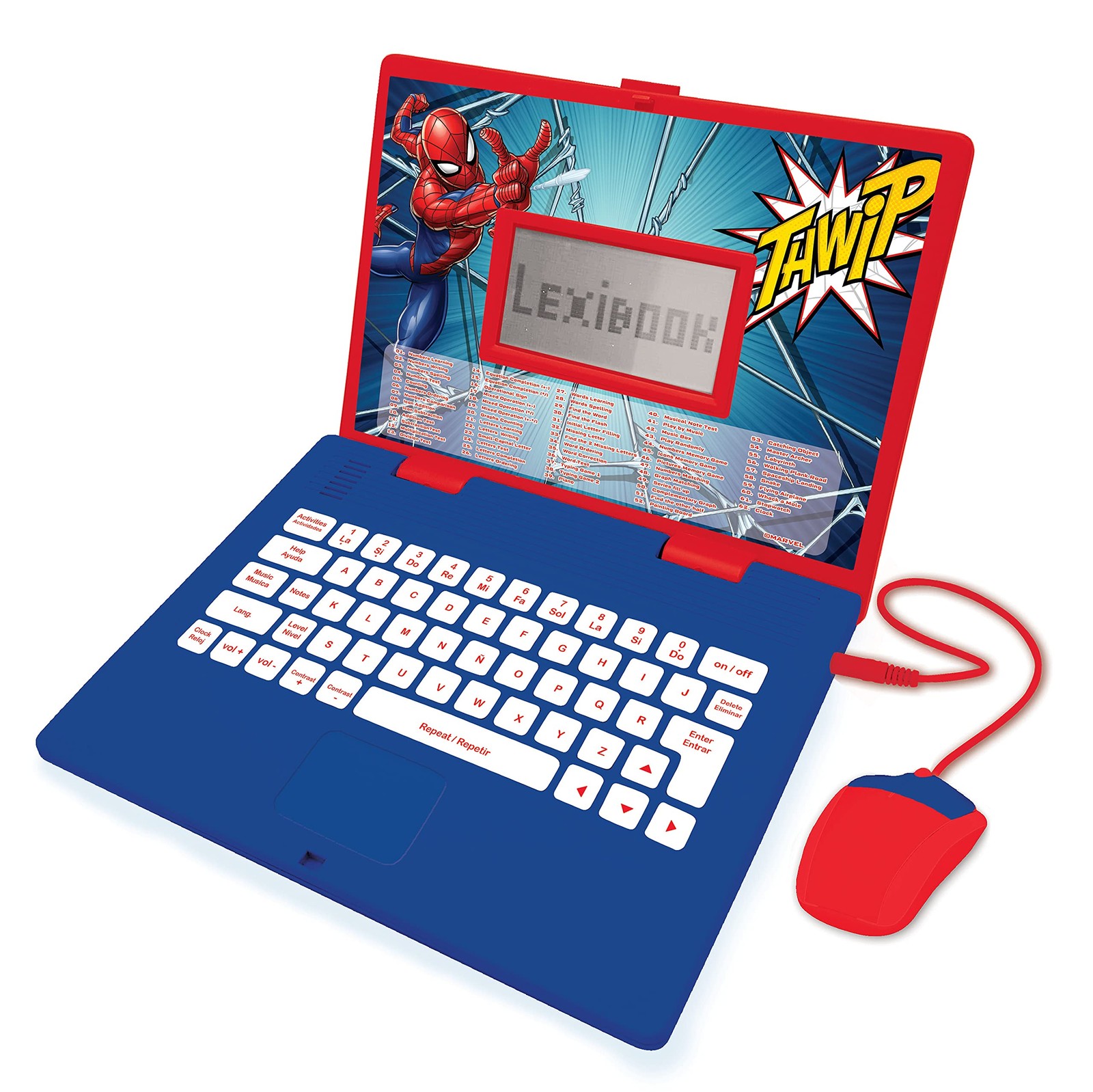 Spider-Man – Educational and Bilingual Laptop Spanish/English – Toy for Child…