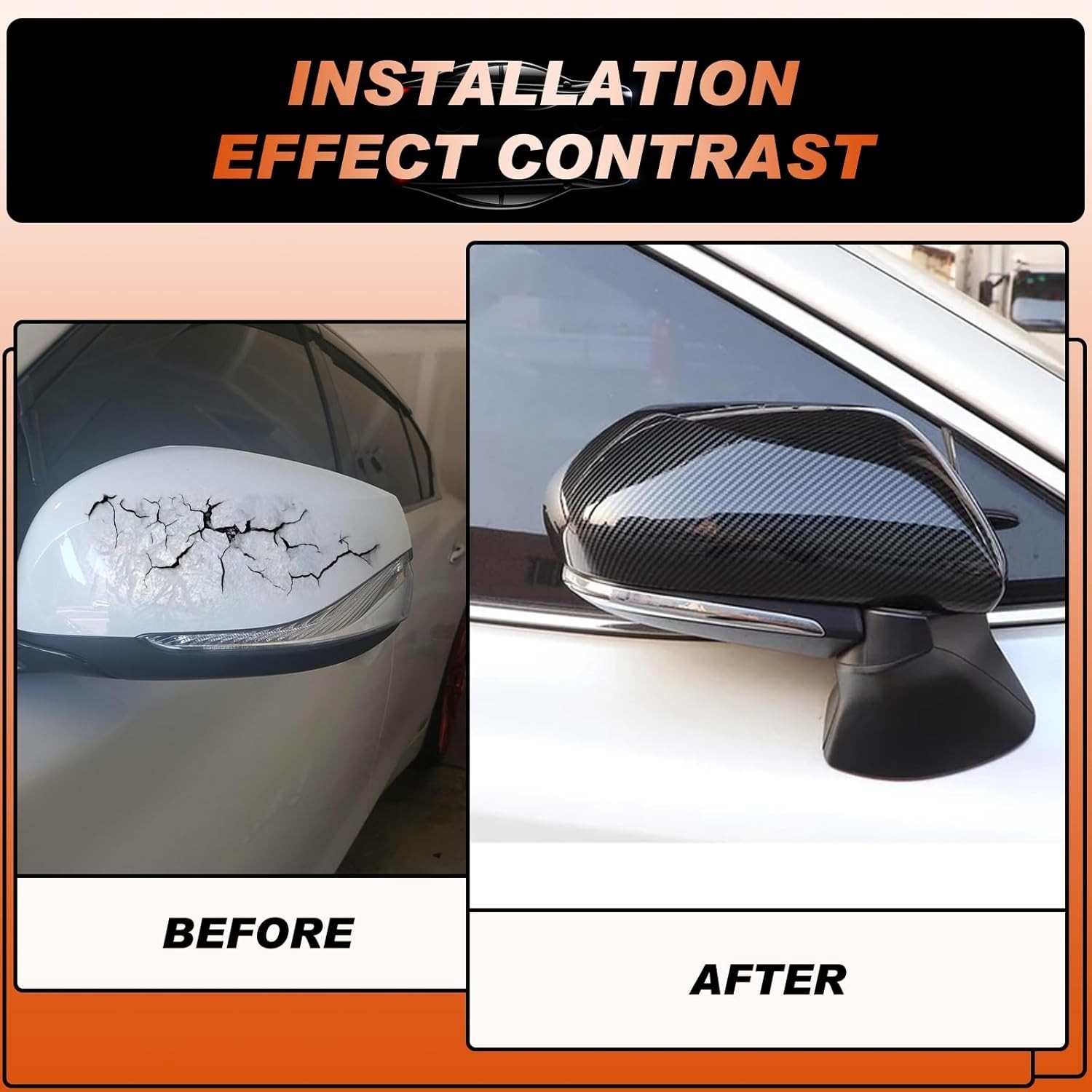 Mirror Cover Caps Compatible with Toyota Camry 2018 2019 2020 2021 2022 2023 …
